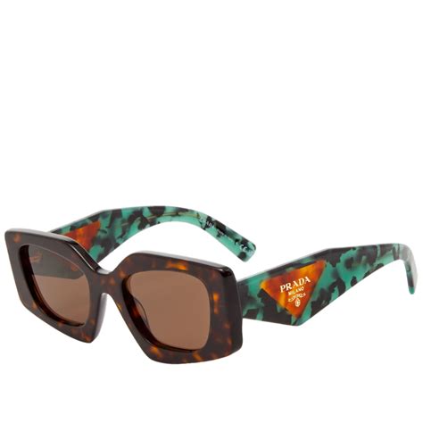 prada green sunglasses|prada glasses green frame.